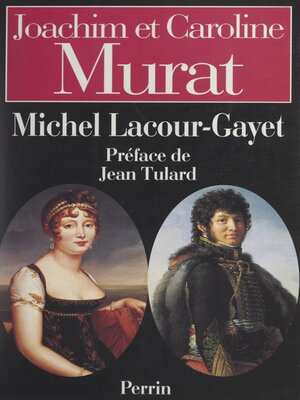 cover image of Joachim et Caroline Murat